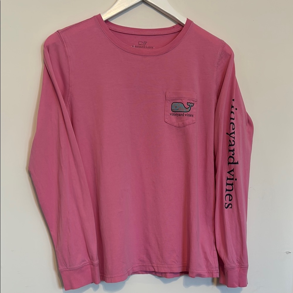 Vineyard Vines Pink Long Sleeve Men's Shirt